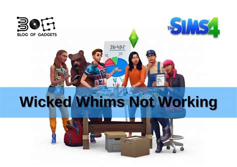 wicked whims not working|8 Ways to Fix Wicked Whims Not Worki.